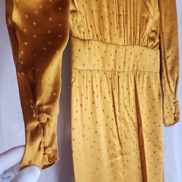 Ronny Kobo Collection Golden Long Sleeve Dress - Picture 8 of 10